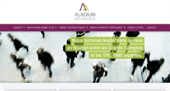 Desktop Screenshot of aladium.fr